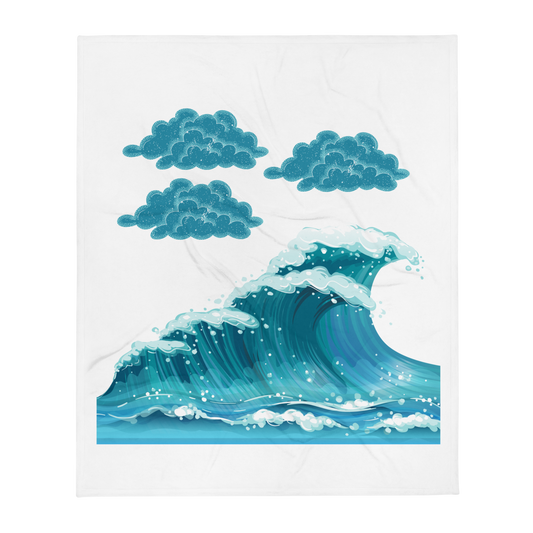 Wild Waves - Custom Throw Blanket